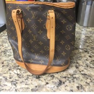 Authentic Louis Vuitton bucket bag